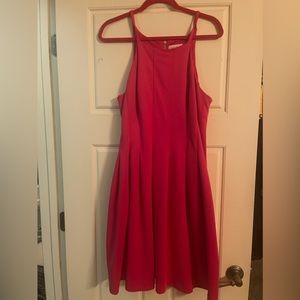 Pink Calvin Klein dress